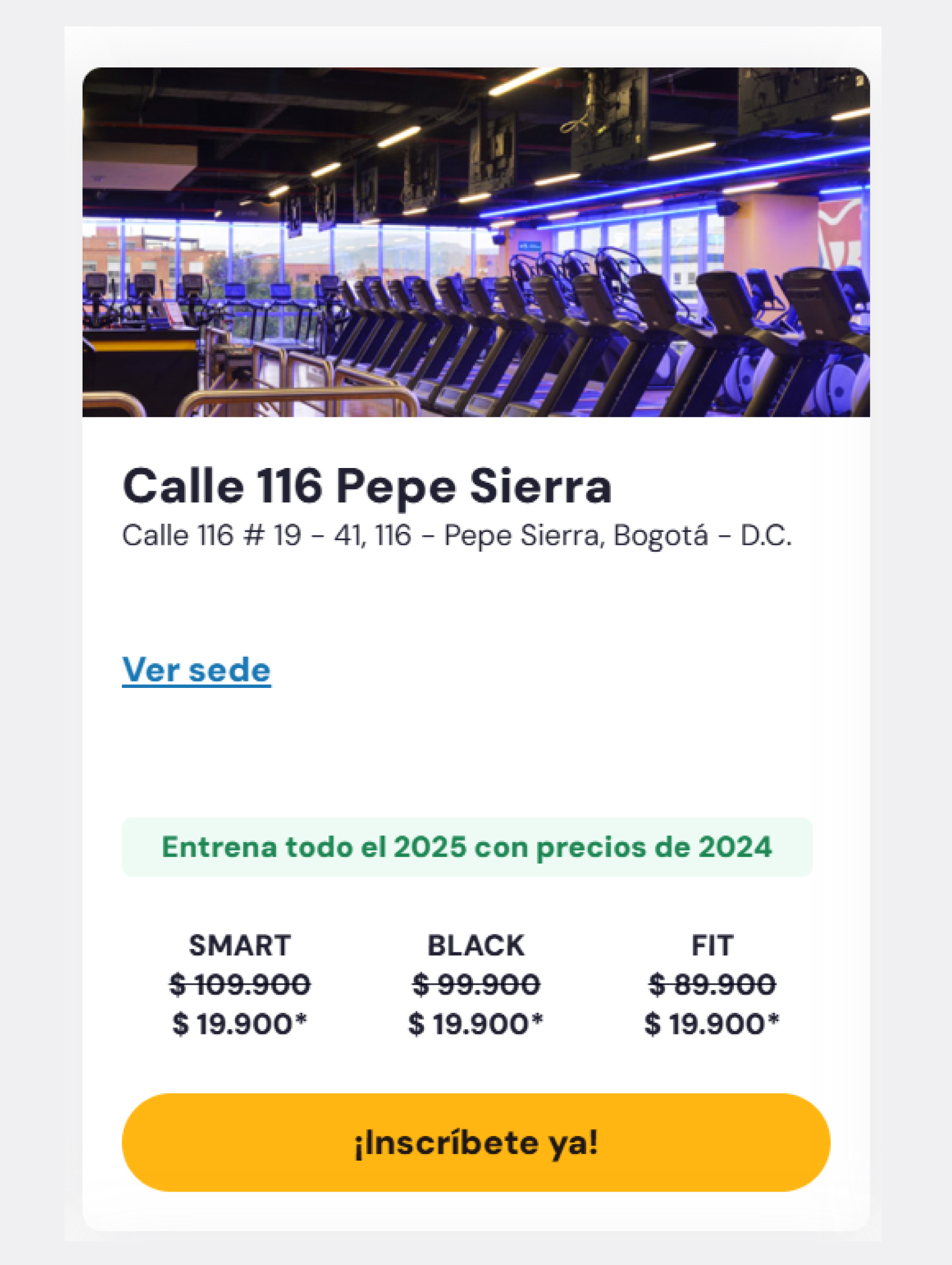 Haz clic en “INSCRÍBETE YA”